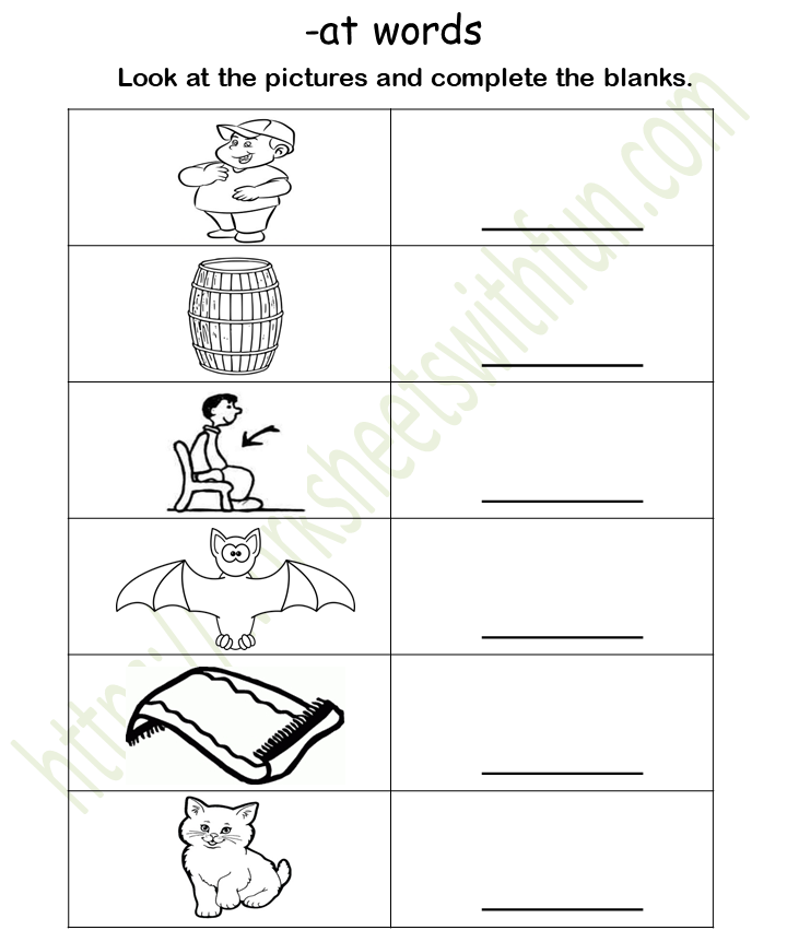 course-english-general-preschool-topic-at-word-family-worksheets